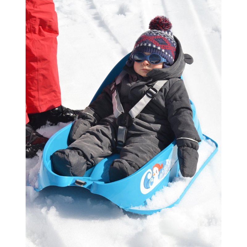 EDA Bobee Bob traineau pour tout-petits, plastique, bleu, capacité 20 kg